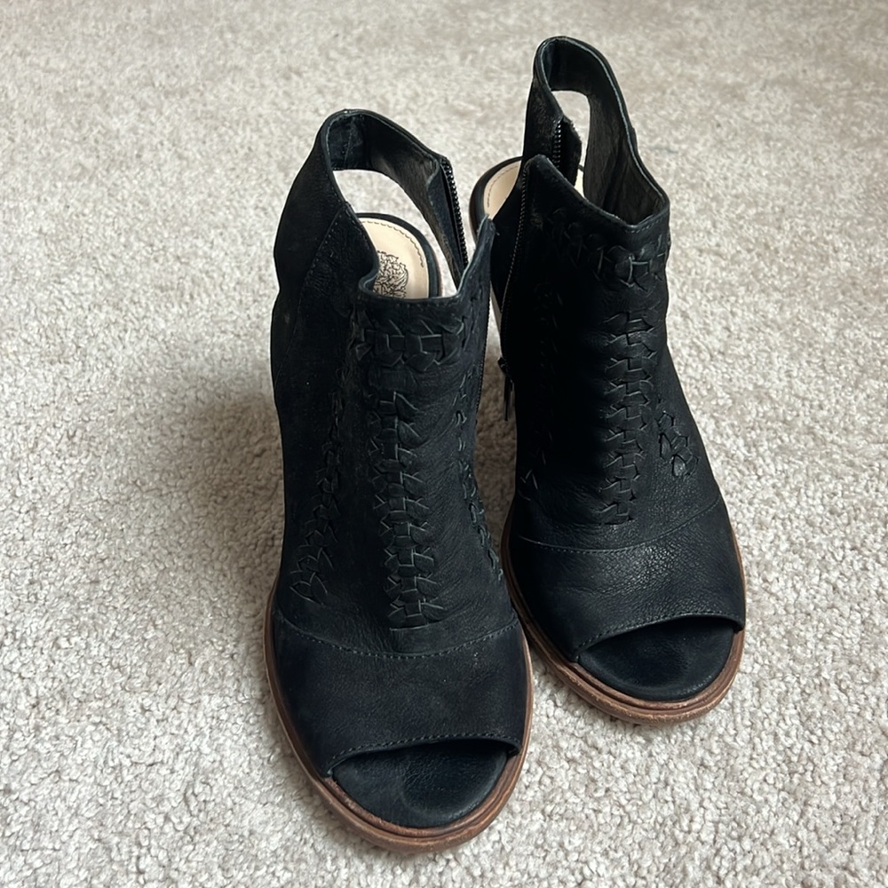 Vince Camuto Open Toe Booties - image 2